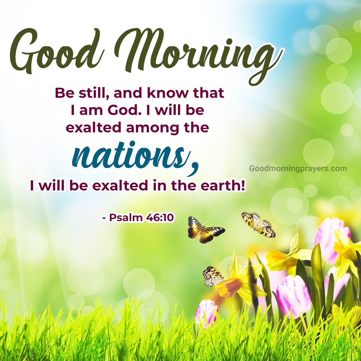 Good Morning Saturday Blessings With Verses