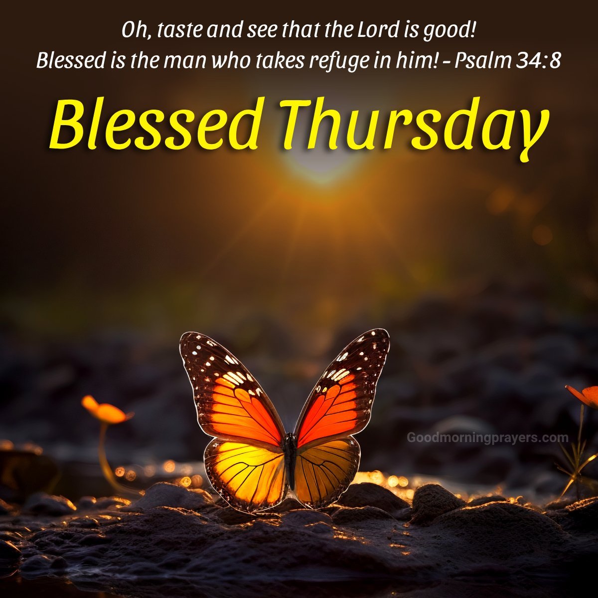 Good Morning Thursday Encouraging Bible Verses