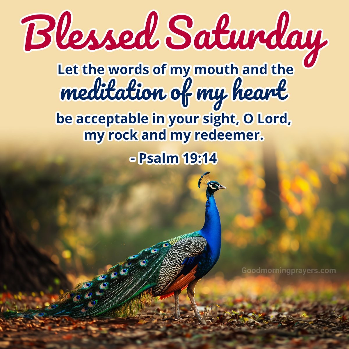 Saturday Morning Greetings With Inspirational Verses