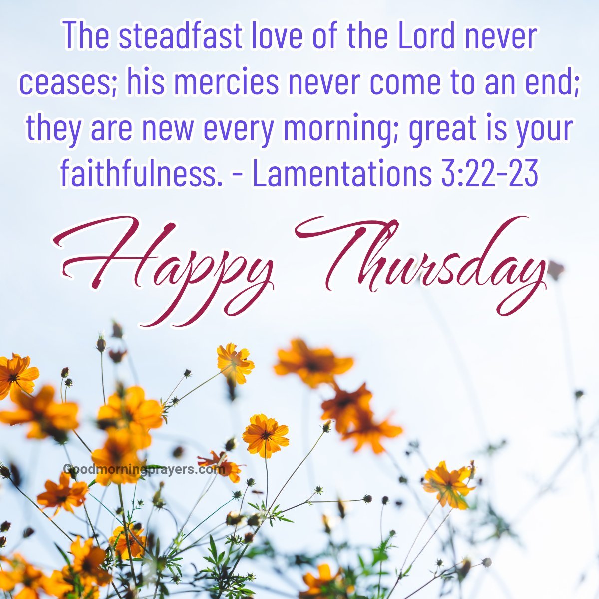 Thursday Morning Blessings And Bible Quotes