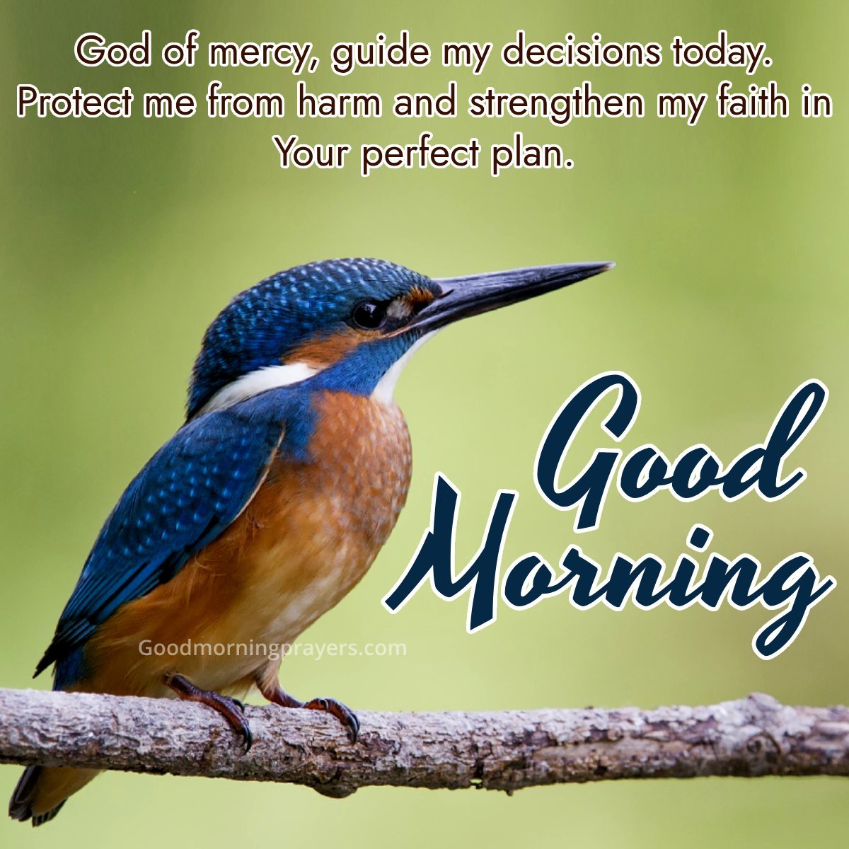 God Of Mercy, Guide My Decisions Today