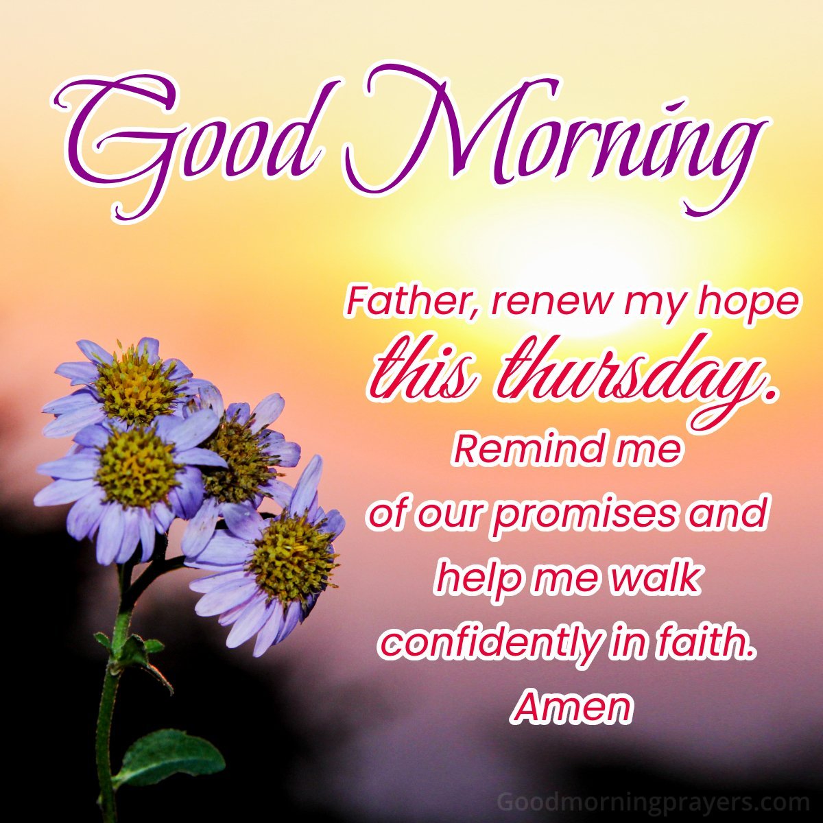 Thursday Prayer Good Morning Pic