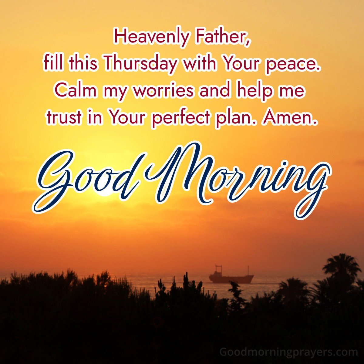 Thursday Prayer Good Morning Status Photo
