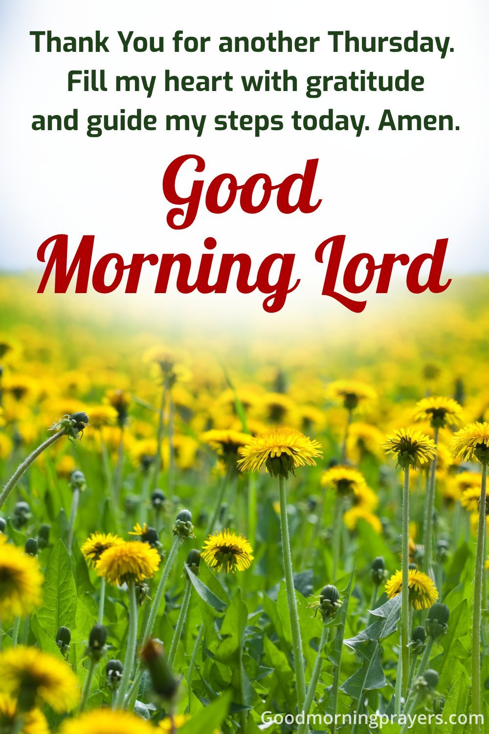Good Morning Thursday Prayers Pic