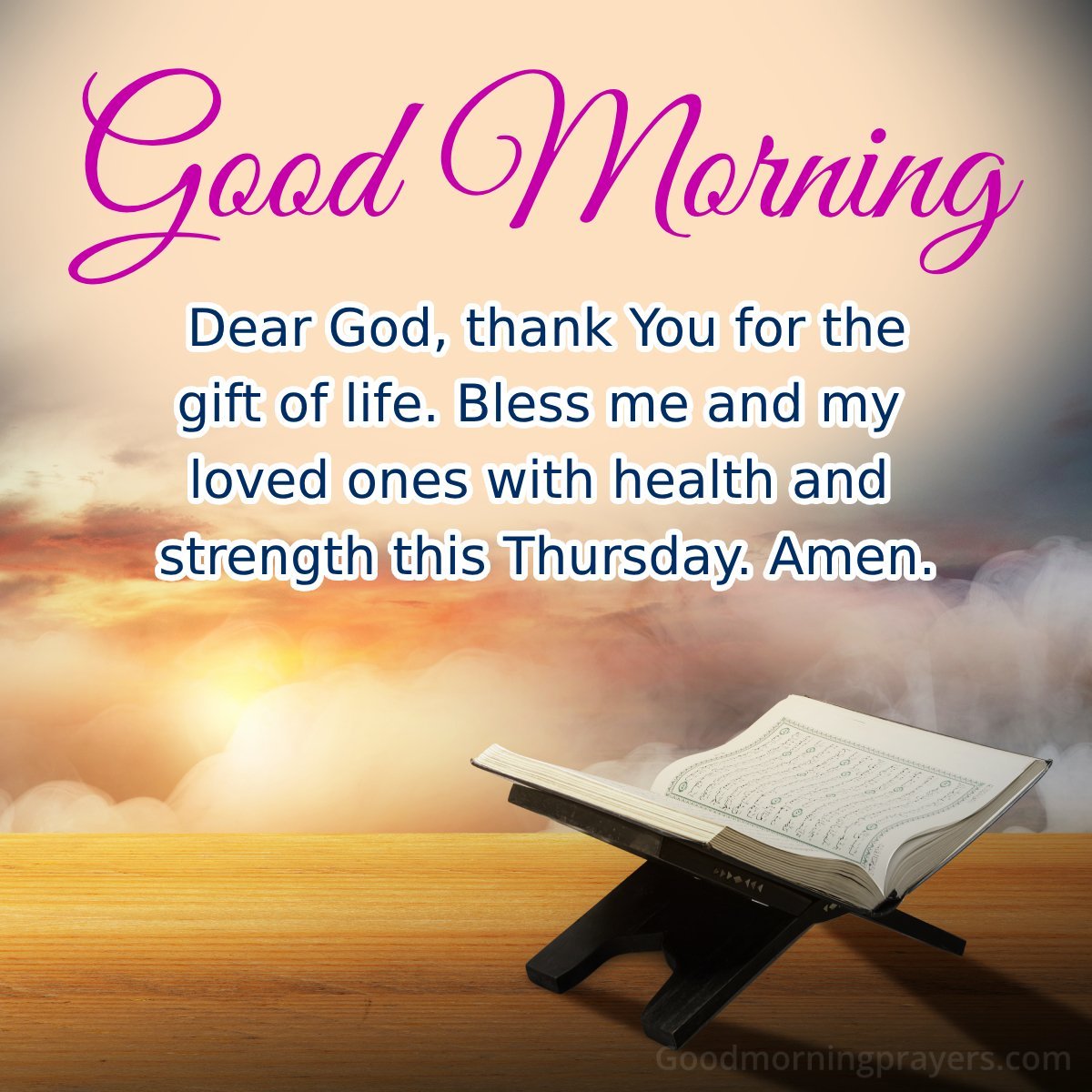 Good Morning Thursday Prayers
